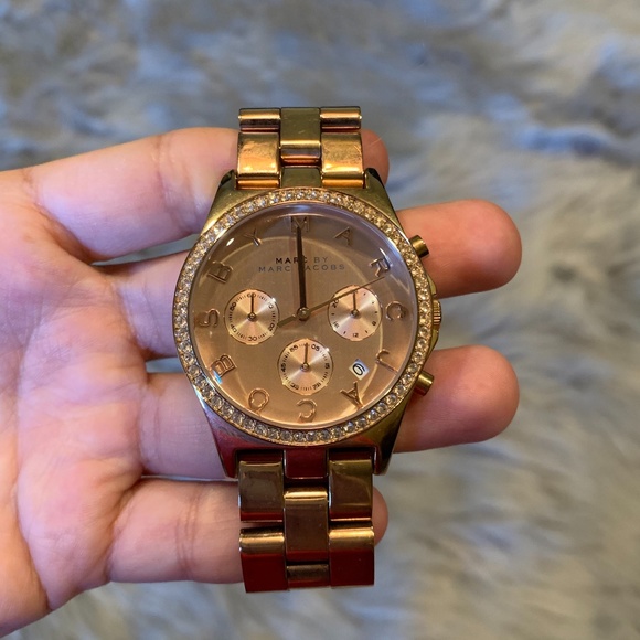 Marc Jacobs Rose Gold Watch main image 4